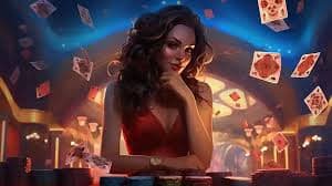 pkpk11 အွန်လိုင်း ကတ်ဂိမ်းများ Poker နှင့် Teen Patti ကစားနေသောမြင်ကွင်း